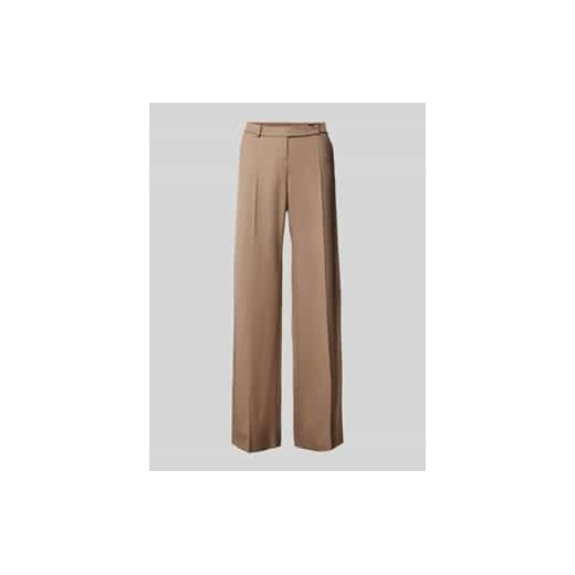 Spodnie materiałowe o kroju slim fit w kant ze sklepu Peek&Cloppenburg  w kategorii Spodnie damskie - zdjęcie 178152433