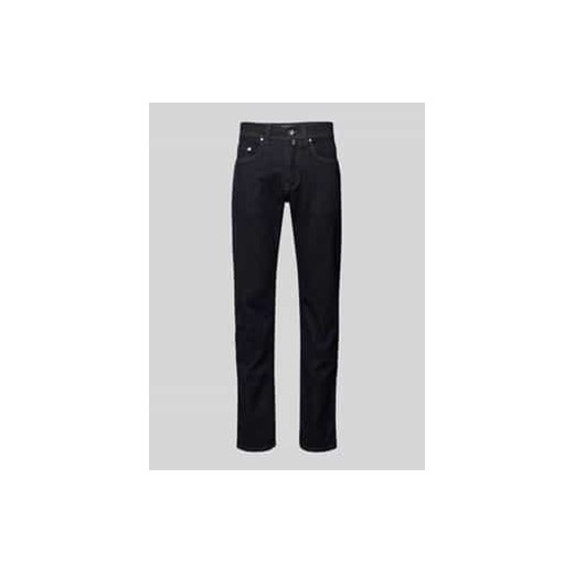Jeansy o kroju tapered fit z bawełną ekologiczną model ‘Lyon’ ze sklepu Peek&Cloppenburg  w kategorii Jeansy męskie - zdjęcie 178152542