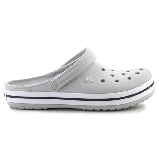 Klapki Crocs Crocband Atmosphere U 11016-1FT szare ze sklepu ButyModne.pl w kategorii Klapki męskie - zdjęcie 178152953