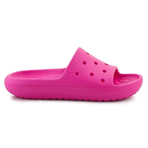 Klapki Crocs Classic Slide V2 Kids 209422-6UB różowe ze sklepu ButyModne.pl w kategorii Klapki dziecięce - zdjęcie 178152960