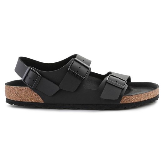 Sandały Birkenstock Milano Bs M 1024997 czarne ze sklepu ButyModne.pl w kategorii Sandały męskie - zdjęcie 178153062