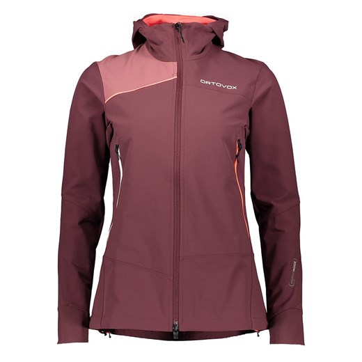ORTOVOX Kurtka softshellowa &quot;Pala&quot; w kolorze bordowym ze sklepu Limango Polska w kategorii Kurtki damskie - zdjęcie 178154950