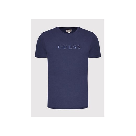 Guess T-Shirt M2BP47 K7HD0 Granatowy Regular Fit Guess L MODIVO