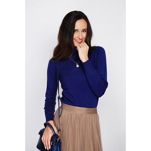 ASSUILI Golf w kolorze granatowym ze sklepu Limango Polska w kategorii Swetry damskie - zdjęcie 178157264