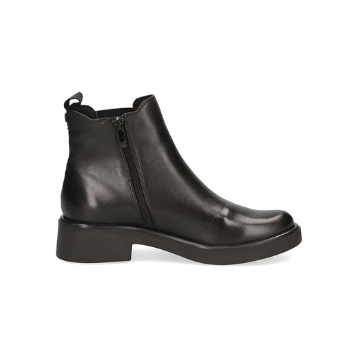 Caprice Skórzane botki w kolorze czarnym Caprice 38 wyprzedaż Limango Polska