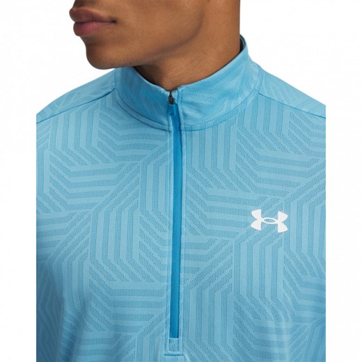 Męski longsleeve treningowy Under Armour UA Tech Vent GTessa 1/2 Zip - niebieski Under Armour 3XL Sportstylestory.com