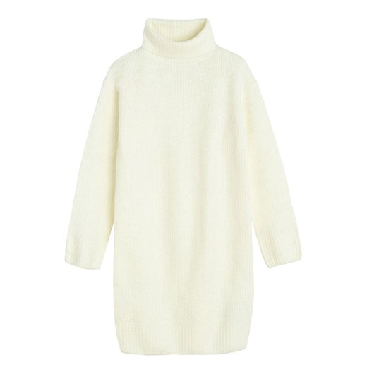 COOL CLUB Sukienka dzianinowa w kolorze kremowym Cool Club 146 wyprzedaż Limango Polska