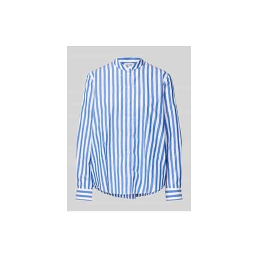 Bluzka koszulowa o kroju regular fit ze stójką ze sklepu Peek&Cloppenburg  w kategorii Koszule damskie - zdjęcie 178160120