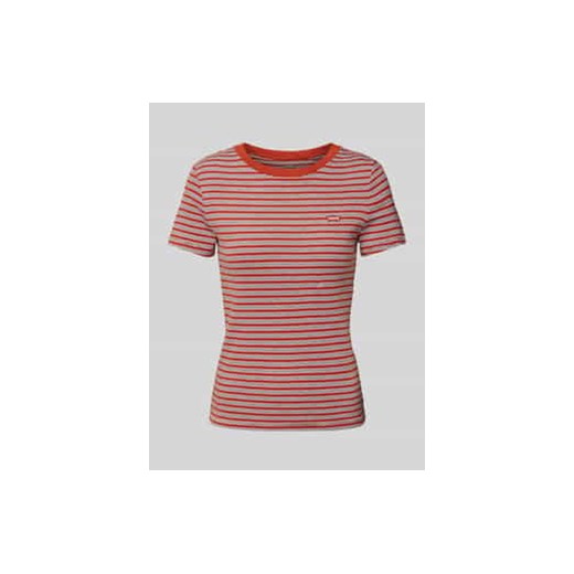 T-shirt z naszywką z logo ze sklepu Peek&Cloppenburg  w kategorii Bluzki damskie - zdjęcie 178160194