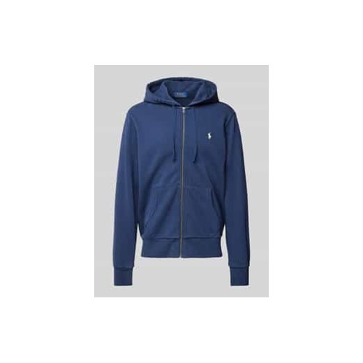Bluza rozpinana z wyhaftowanym logo ze sklepu Peek&Cloppenburg  w kategorii Bluzy męskie - zdjęcie 178160260