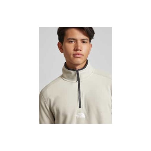 Sweter z polaru z kołnierzem model ‘GLACIER’ The North Face XL promocyjna cena Peek&Cloppenburg