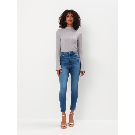 Mohito - Jeansy skinny PETITE - niebieski Mohito 34 Mohito