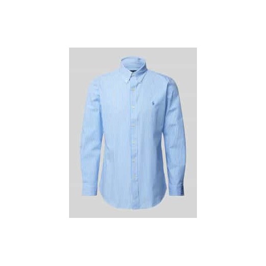 Koszula casualowa o kroju custom fit z kołnierzykiem typu button down ze sklepu Peek&Cloppenburg  w kategorii Koszule męskie - zdjęcie 178162364