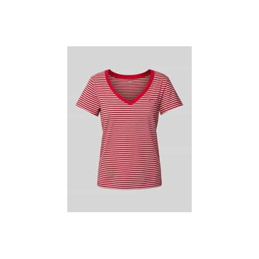 T-shirt z dekoltem w serek ze sklepu Peek&Cloppenburg  w kategorii Bluzki damskie - zdjęcie 178162393
