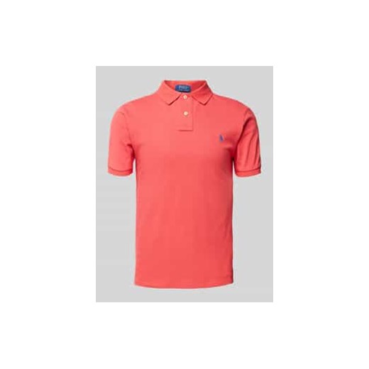 Koszulka polo z wyhaftowanym logo ze sklepu Peek&Cloppenburg  w kategorii T-shirty męskie - zdjęcie 178162423