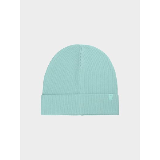 Dziecięca czapka beanie 4F 4FJWSS25ACAPU506 - turkusowa ze sklepu Sportstylestory.com w kategorii Czapki dziecięce - zdjęcie 178170461