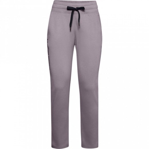 Damskie spodnie treningowe UNDER ARMOUR Rival Fleece Pants - szare ze sklepu Sportstylestory.com w kategorii Spodnie damskie - zdjęcie 178170520