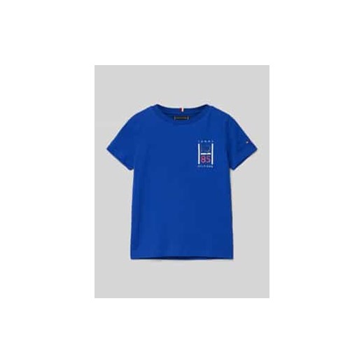 T-shirt z nadrukiem z logo ze sklepu Peek&Cloppenburg  w kategorii T-shirty chłopięce - zdjęcie 178170783
