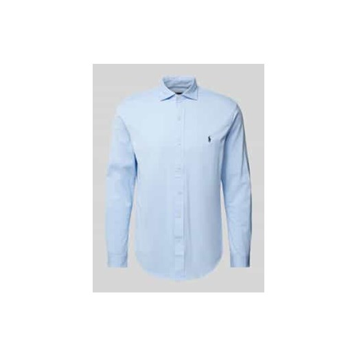 Koszula casualowa o kroju slim fit z kołnierzykiem typu cutaway ze sklepu Peek&Cloppenburg  w kategorii Koszule męskie - zdjęcie 178170873