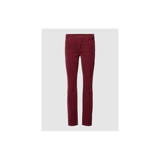 Spodnie sztruksowe o kroju skinny fit z mieszanki bawełny model ‘Roxanne’ ze sklepu Peek&Cloppenburg  w kategorii Spodnie damskie - zdjęcie 178170893