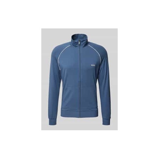 Bluza rozpinana z wyhaftowanym logo ze sklepu Peek&Cloppenburg  w kategorii Bluzy męskie - zdjęcie 178170962