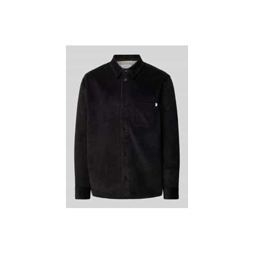 Kurtka koszulowa o kroju regular fit z kieszenią na piersi ze sklepu Peek&Cloppenburg  w kategorii Kurtki męskie - zdjęcie 178171072