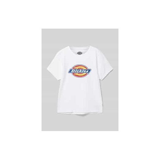 T-shirt z nadrukiem z logo ze sklepu Peek&Cloppenburg  w kategorii T-shirty chłopięce - zdjęcie 178171143