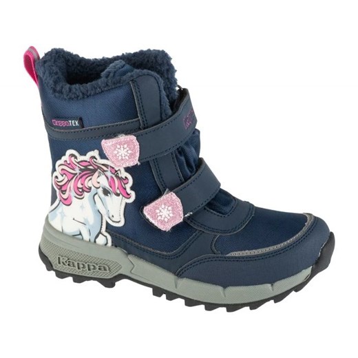 Buty Kappa Flake Ii Tex K 261045K-6722 niebieskie ze sklepu ButyModne.pl w kategorii Buty zimowe dziecięce - zdjęcie 178171314