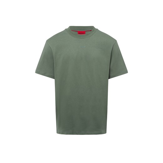 HUGO Koszulka męska Mężczyźni Bawełna trzcinowy jednolity ze sklepu vangraaf w kategorii T-shirty męskie - zdjęcie 178173493