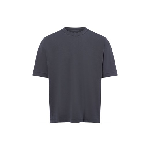 Nils Sundström Koszulka męska Mężczyźni Bawełna antracytowy jednolity ze sklepu vangraaf w kategorii T-shirty męskie - zdjęcie 178173513