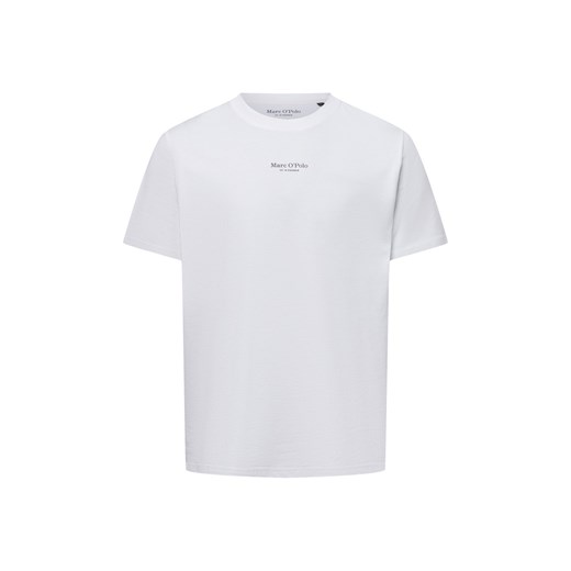 Marc O'Polo Koszulka męska Mężczyźni Bawełna biały jednolity ze sklepu vangraaf w kategorii T-shirty męskie - zdjęcie 178173540
