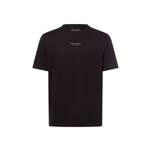 Marc O'Polo Koszulka męska Mężczyźni Bawełna czarny jednolity ze sklepu vangraaf w kategorii T-shirty męskie - zdjęcie 178173542