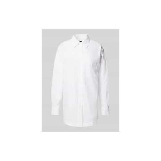 Bluzka koszulowa o kroju relaxed fit z wyhaftowanym logo model ‘Bostucci’ ze sklepu Peek&Cloppenburg  w kategorii Koszule damskie - zdjęcie 178175571