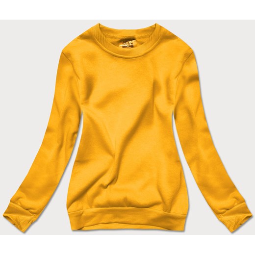 Bluza dresowa damska ze ściągaczami żółta (w01-68) ze sklepu goodlookin.pl w kategorii Bluzy damskie - zdjęcie 178176093
