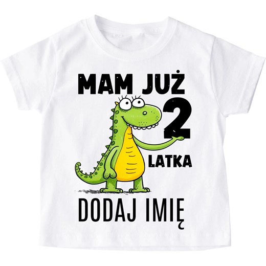 Koszulka na urodziny dla chłopczyka z imieniem mam już 2 LATKA Timeforf XXXXL Time For Fashion