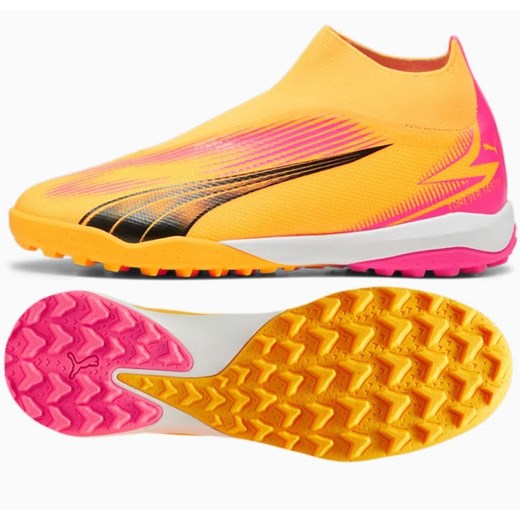 Buty Puma Ultra Match+ Ll Tt M 107761 03 pomarańczowe ze sklepu ButyModne.pl w kategorii Buty sportowe męskie - zdjęcie 178178024