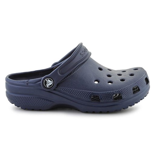 Klapki Crocs Classic Clog Kids 206991-410 niebieskie ze sklepu ButyModne.pl w kategorii Klapki dziecięce - zdjęcie 178178043