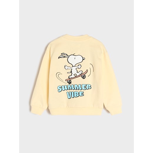 Sinsay - Rozpinana bluza Peanuts - kremowy Sinsay 80 Sinsay