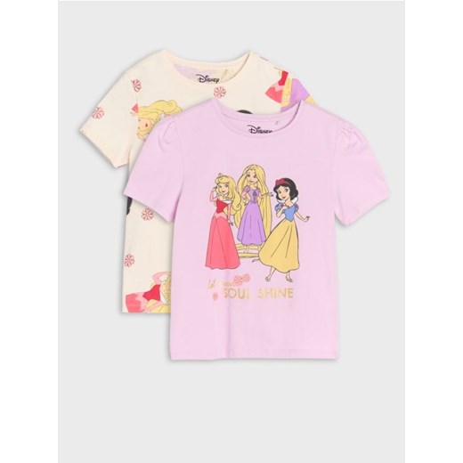 Sinsay - Koszulki 2 pack Disney - wielobarwny ze sklepu Sinsay w kategorii Bluzki dziewczęce - zdjęcie 178179854