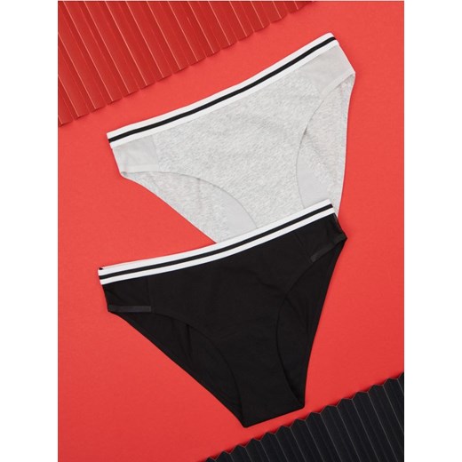 Sinsay - Majtki menstruacyjne 2 pack - wielobarwny ze sklepu Sinsay w kategorii Majtki damskie - zdjęcie 178179914