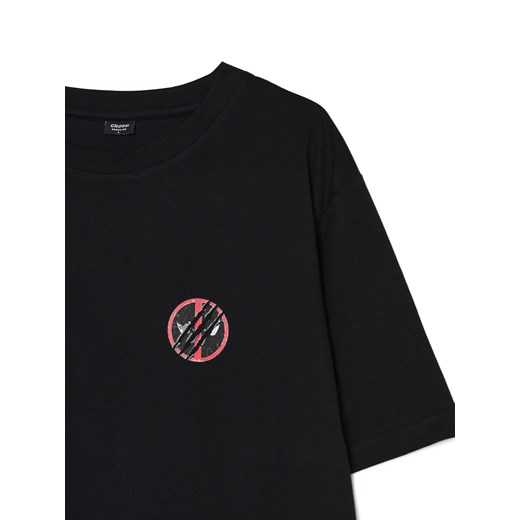 Cropp - Czarna koszulka z Deadpool & Wolverine - czarny Cropp XS Cropp