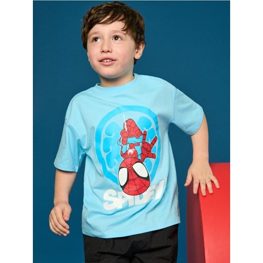Sinsay - Koszulka Spider-Man - błękitny ze sklepu Sinsay w kategorii T-shirty chłopięce - zdjęcie 178187113