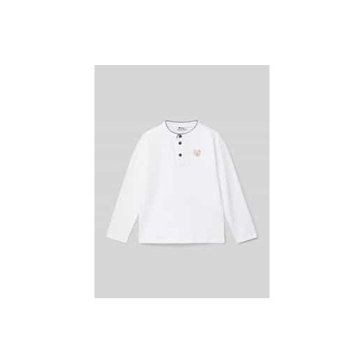 Bluzka z długim rękawem z naszywką z logo ze sklepu Peek&Cloppenburg  w kategorii T-shirty chłopięce - zdjęcie 178187463
