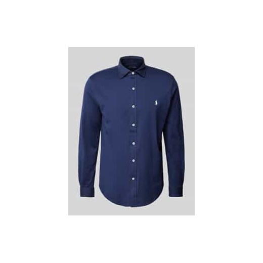 Koszula casualowa o kroju slim fit z kołnierzykiem typu cutaway ze sklepu Peek&Cloppenburg  w kategorii Koszule męskie - zdjęcie 178187612
