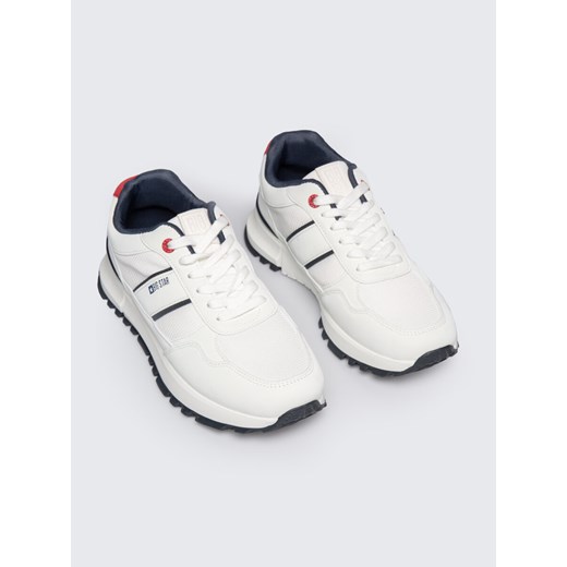 Sneakersy męskie białe RR174291 101 ze sklepu Big Star w kategorii Buty sportowe męskie - zdjęcie 178188042