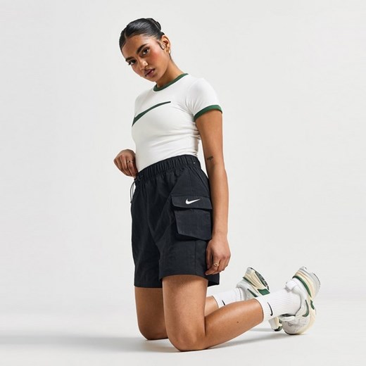 NIKE SZORTY W NSW ESSNTL WVN HR SHORT ze sklepu JD Sports  w kategorii Szorty - zdjęcie 178188972