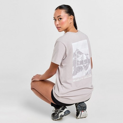 THE NORTH FACE T-SHIRT OUTLINE MTN T MOON/WH ze sklepu JD Sports  w kategorii Bluzki damskie - zdjęcie 178190913