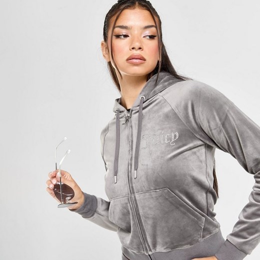 JUICY COUTURE BLUZA ROZPINANA Z KAPTUREM DMNT HD Juicy Couture M JD Sports  wyprzedaż