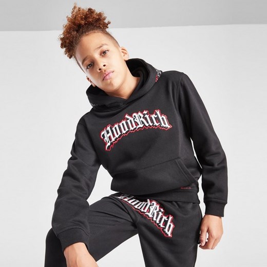 HOODRICH BLUZA Z KAPTUREM GOTHIC OH BLK/RD ze sklepu JD Sports  w kategorii Bluzy chłopięce - zdjęcie 178191533