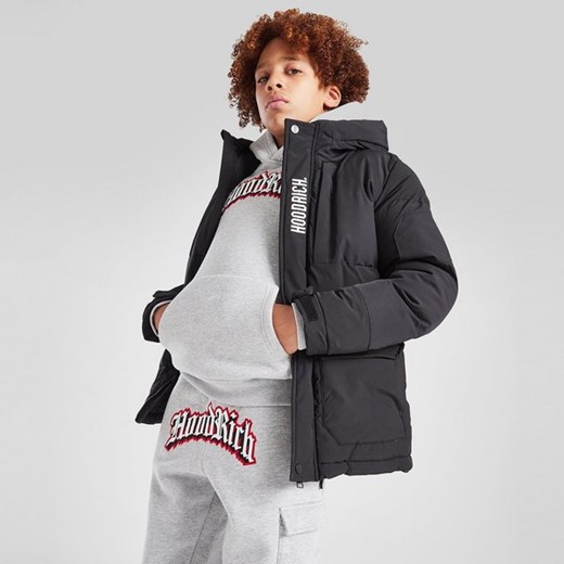 HOODRICH KURTKA PITCH JKT BLK/WHT ze sklepu JD Sports  w kategorii Kurtki chłopięce - zdjęcie 178191541
